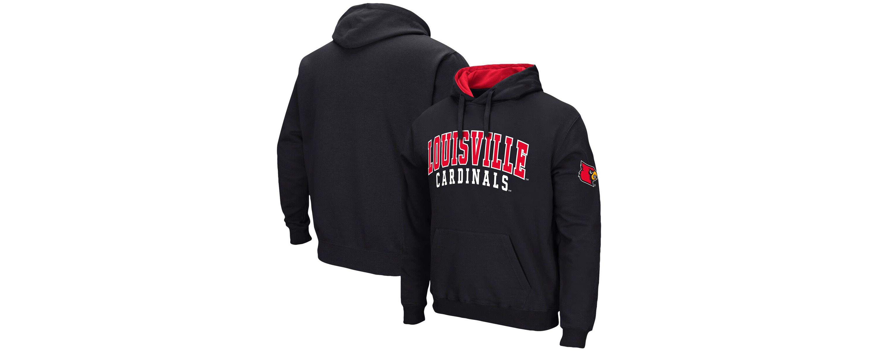 NCAA Louisville Cardinals Double Arch Pullover Hoodie