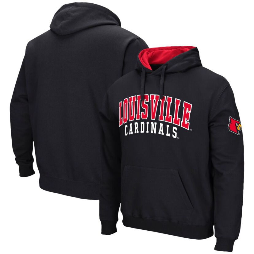 NCAA Louisville Cardinals Double Arch Pullover Hoodie