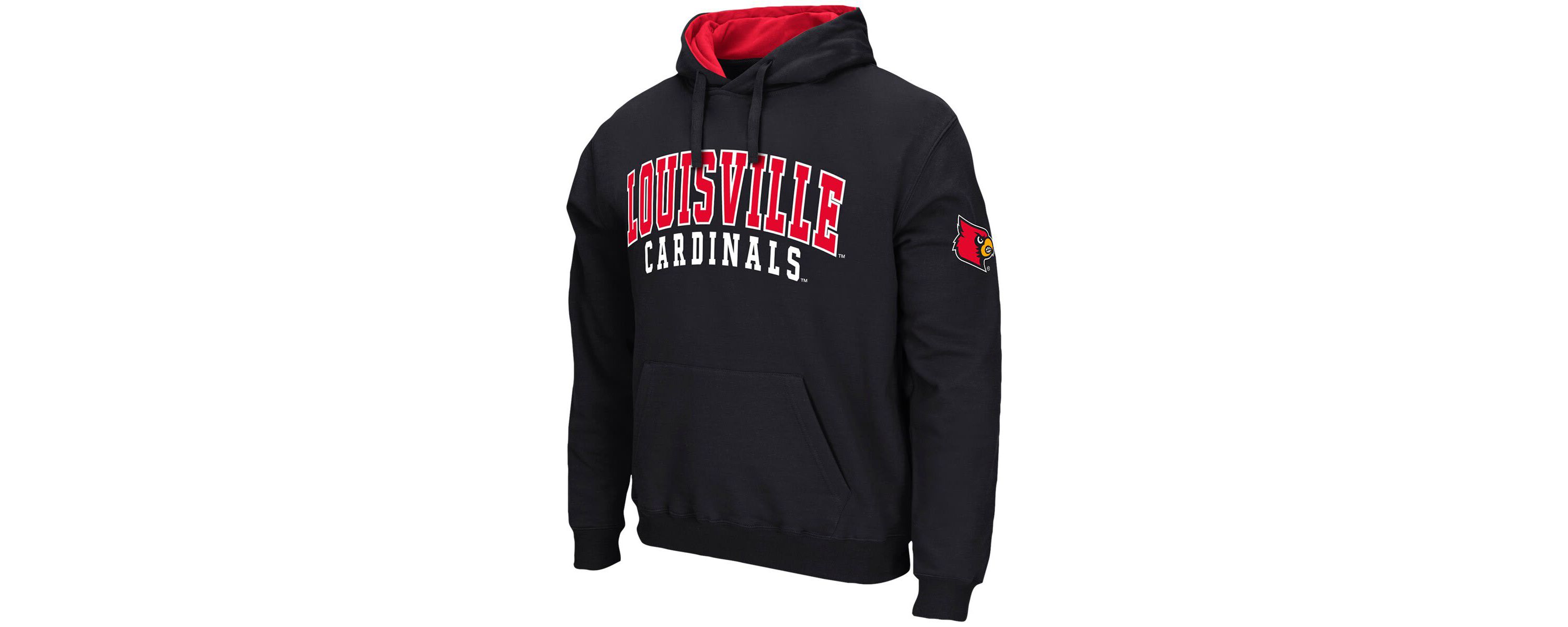 NCAA Louisville Cardinals Double Arch Pullover Hoodie
