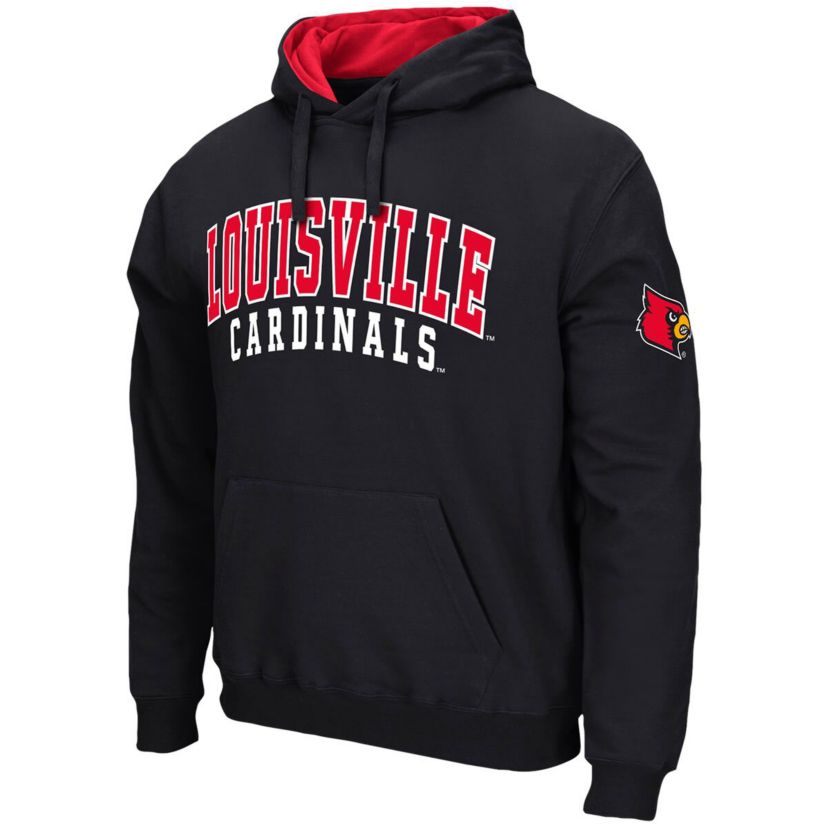 NCAA Louisville Cardinals Double Arch Pullover Hoodie