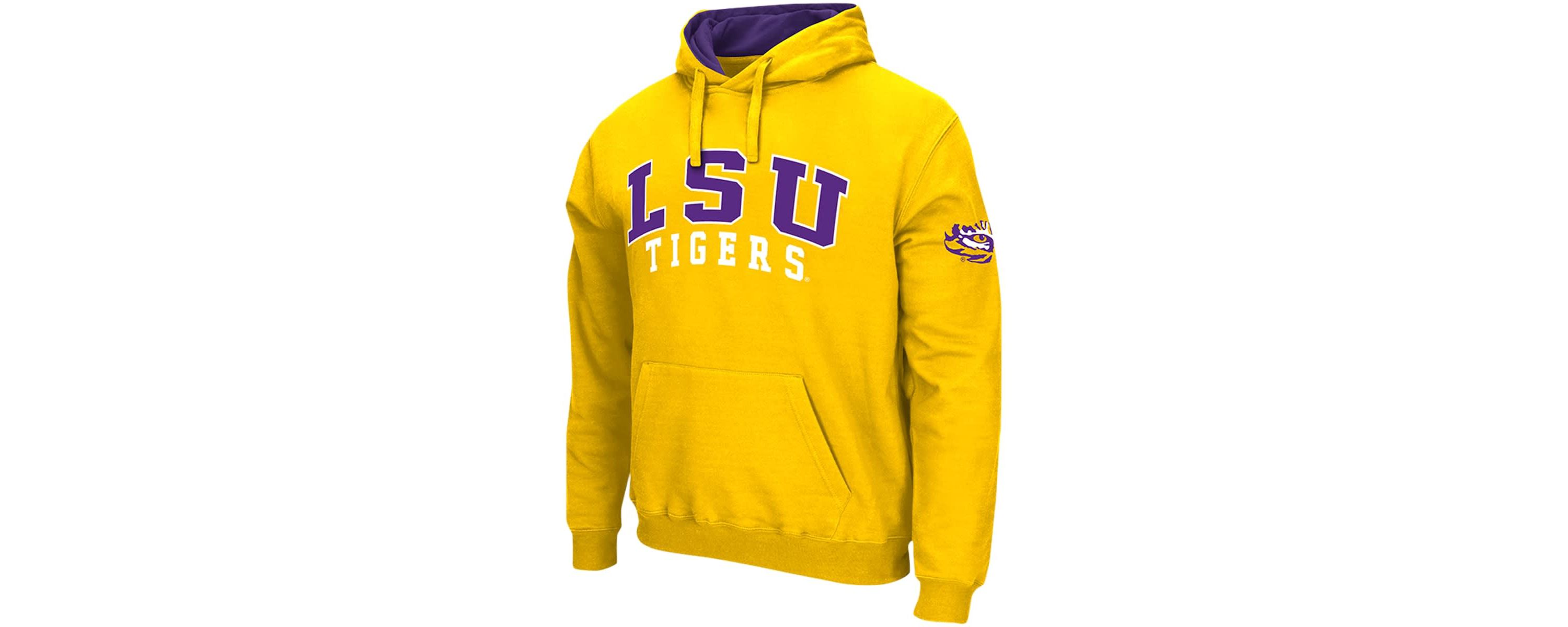 NCAA LSU Tigers Double Arch Pullover Hoodie