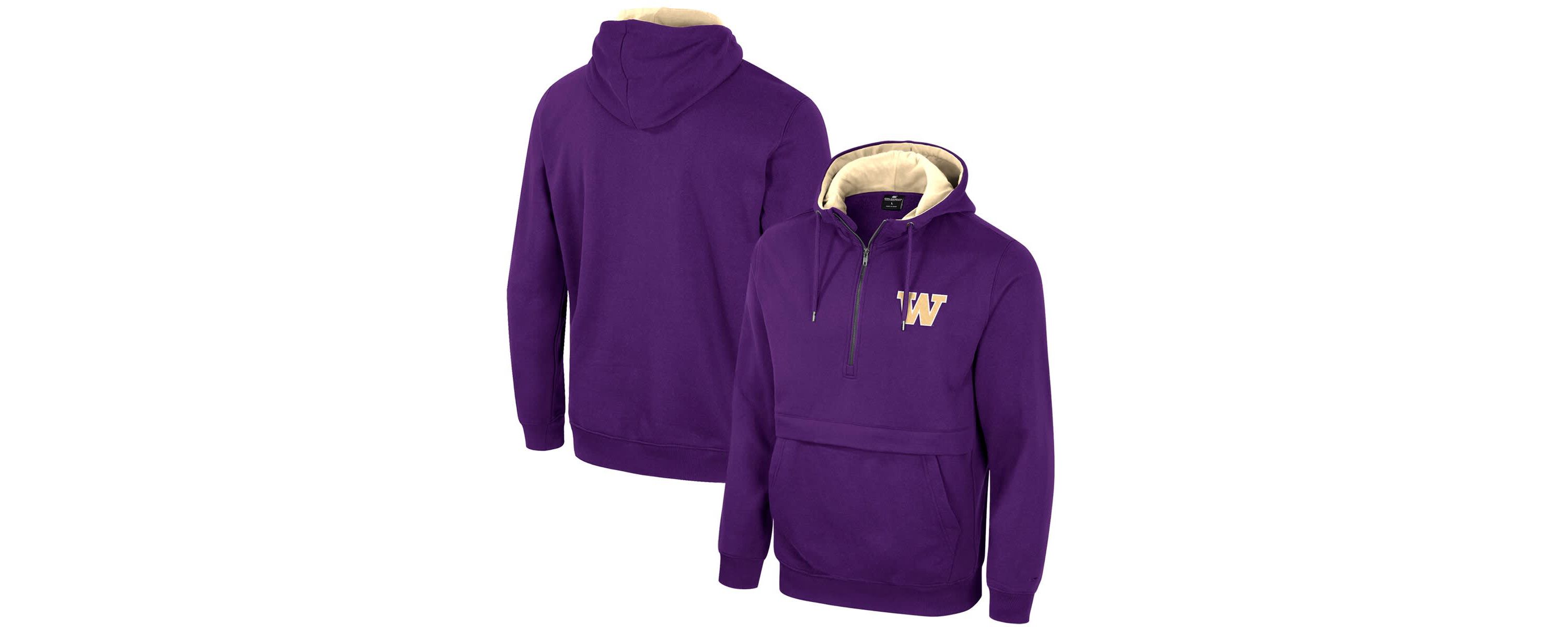 NCAA Washington Huskies Half-Zip Hoodie