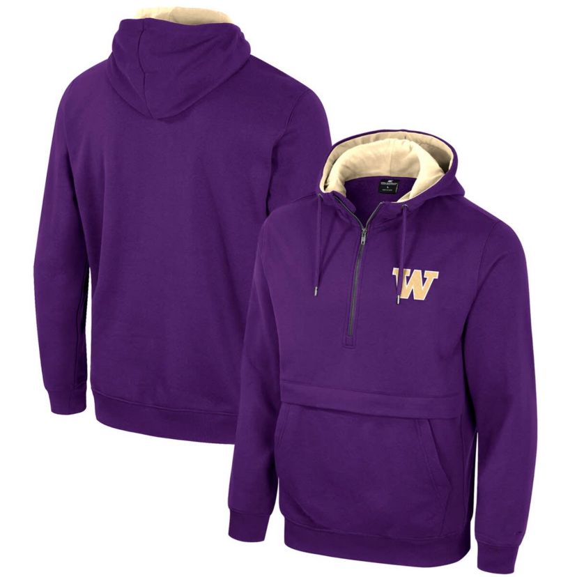 NCAA Washington Huskies Half-Zip Hoodie