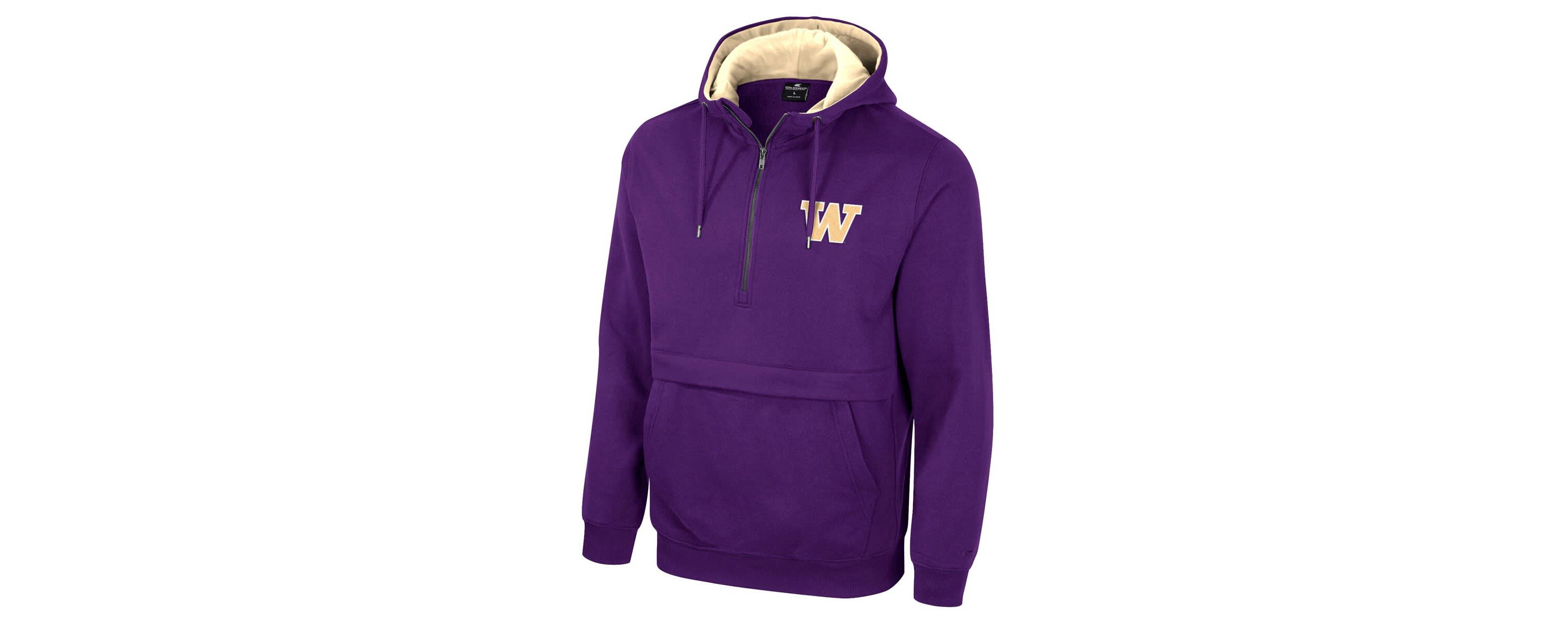 NCAA Washington Huskies Half-Zip Hoodie