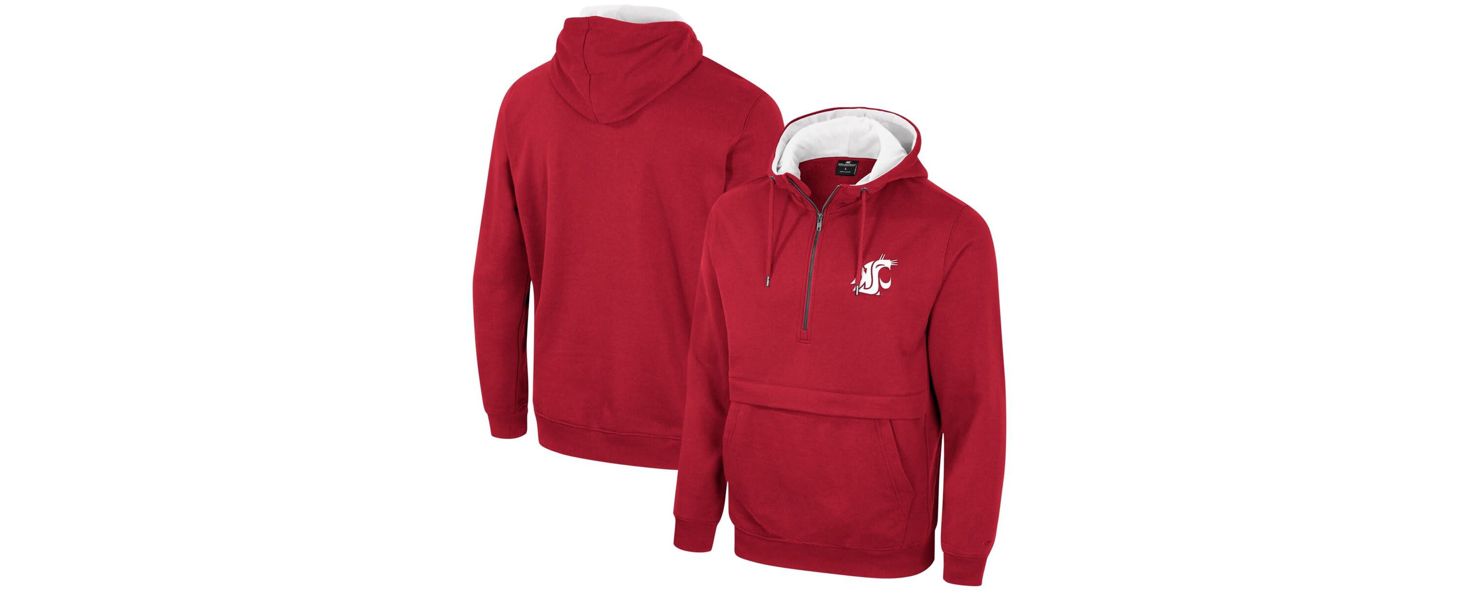 NCAA Washington State Cougars Half-Zip Hoodie