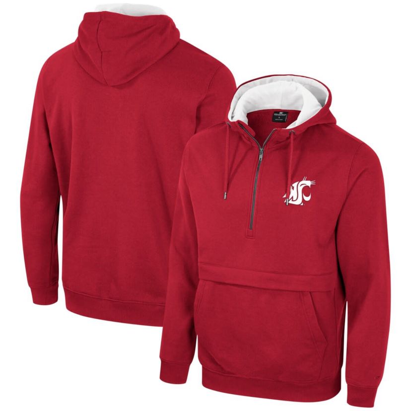 NCAA Washington State Cougars Half-Zip Hoodie