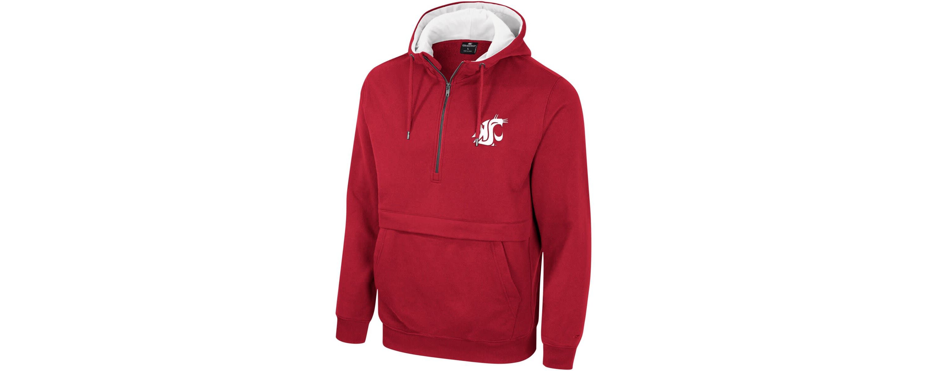 NCAA Washington State Cougars Half-Zip Hoodie