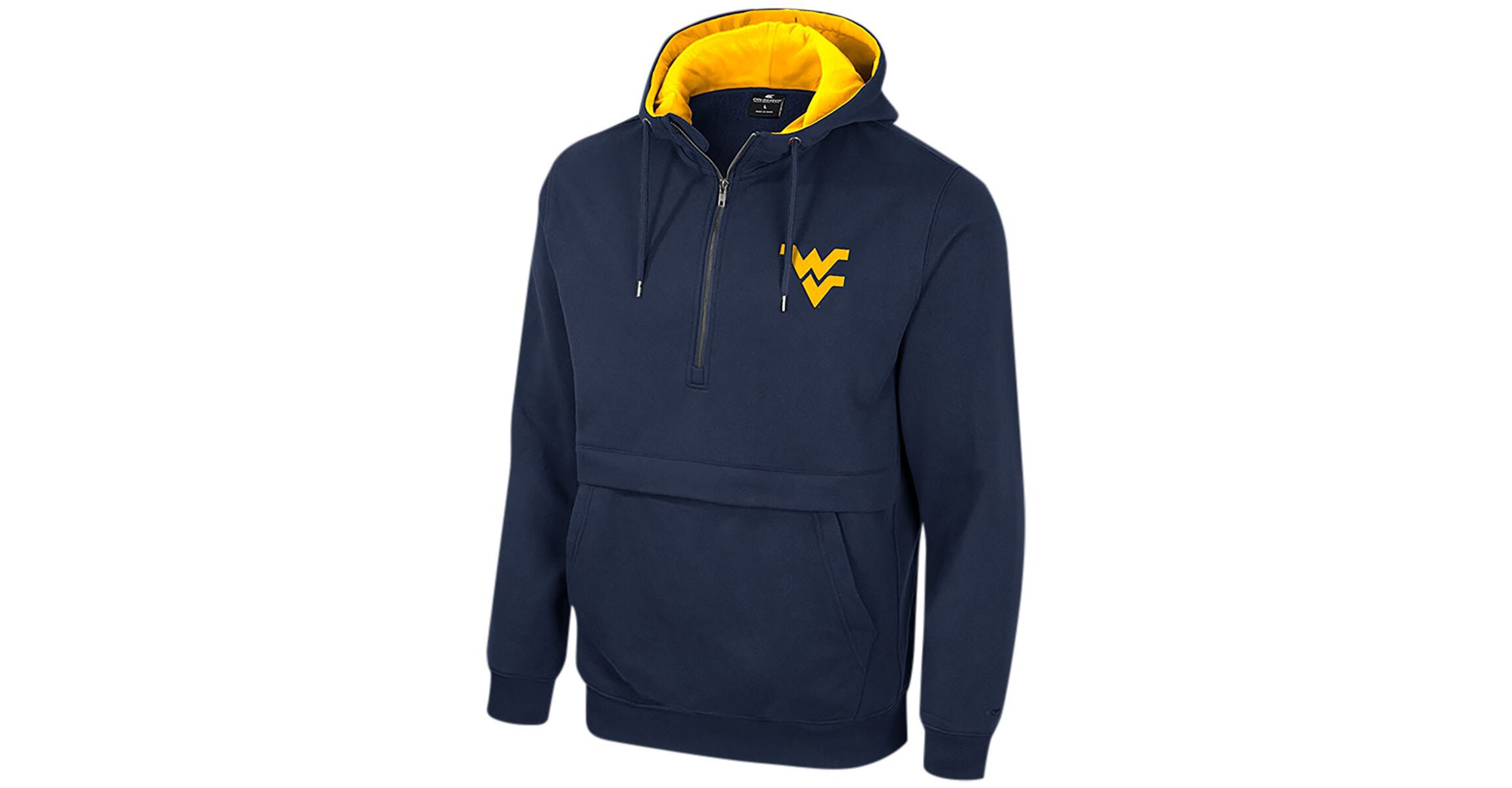 NCAA West Virginia Mountaineers Half-Zip Hoodie