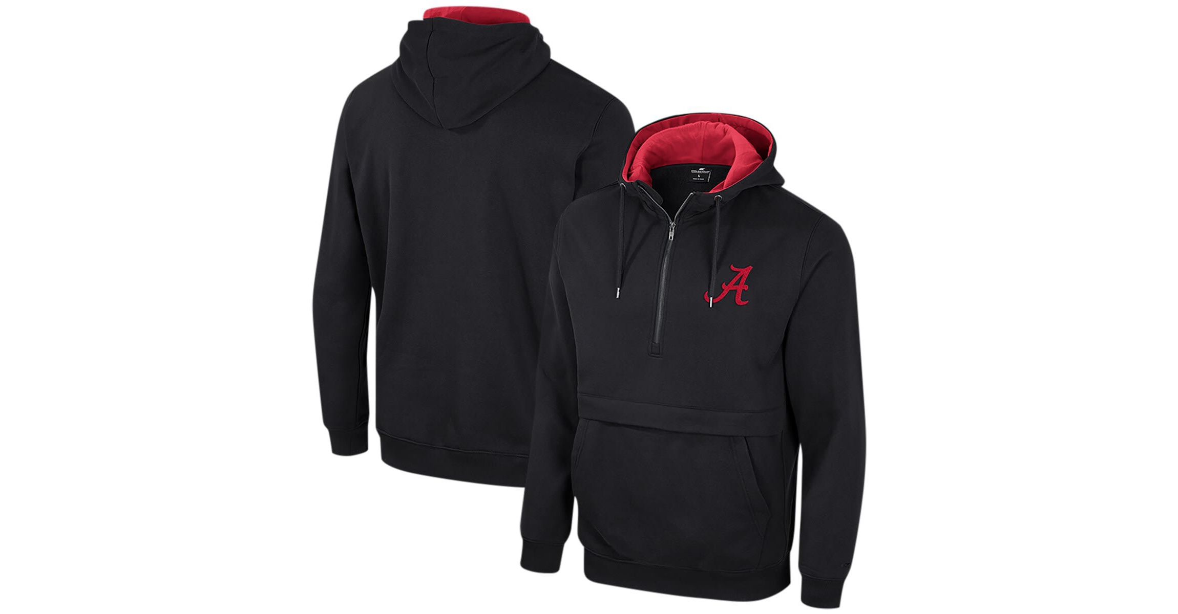 Alabama Crimson Tide NCAA Alabama Tide Half-Zip Hoodie
