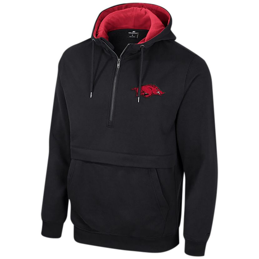 NCAA Arkansas Razorbacks Half-Zip Hoodie