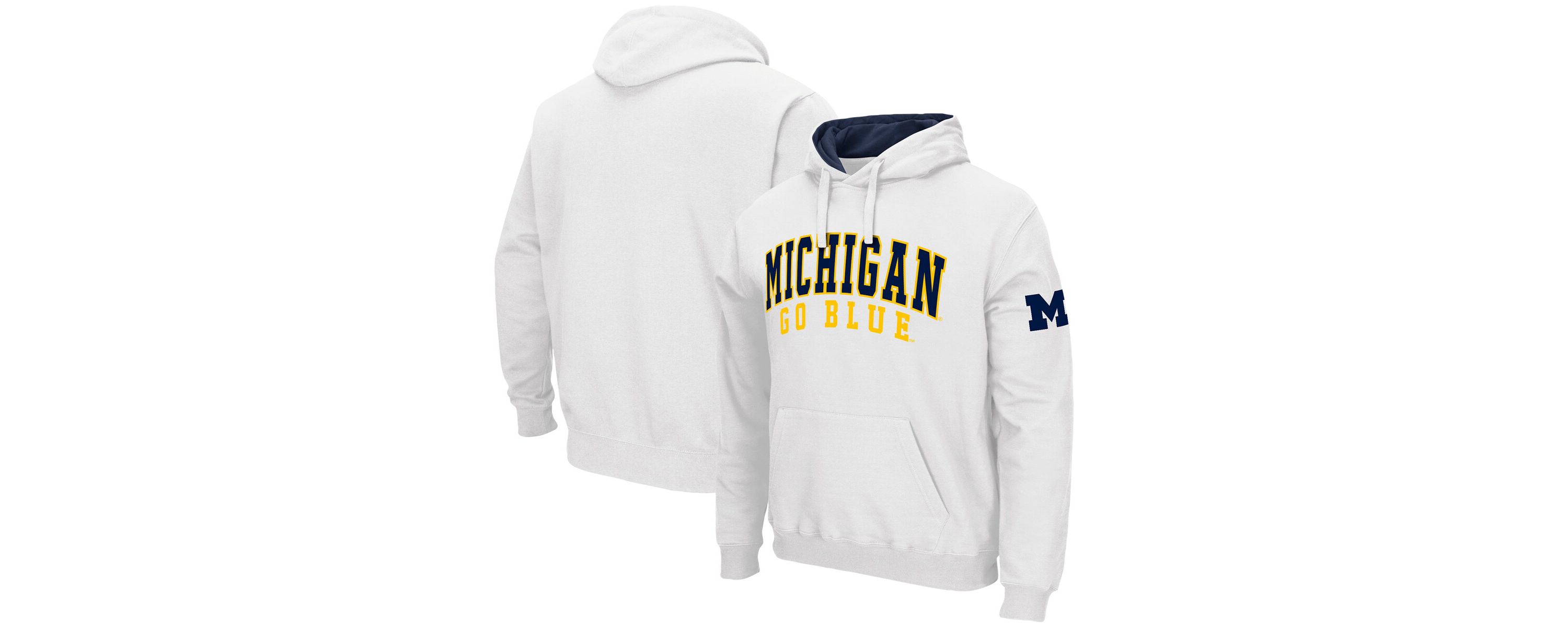 NCAA Michigan Wolverines Double Arch Pullover Hoodie