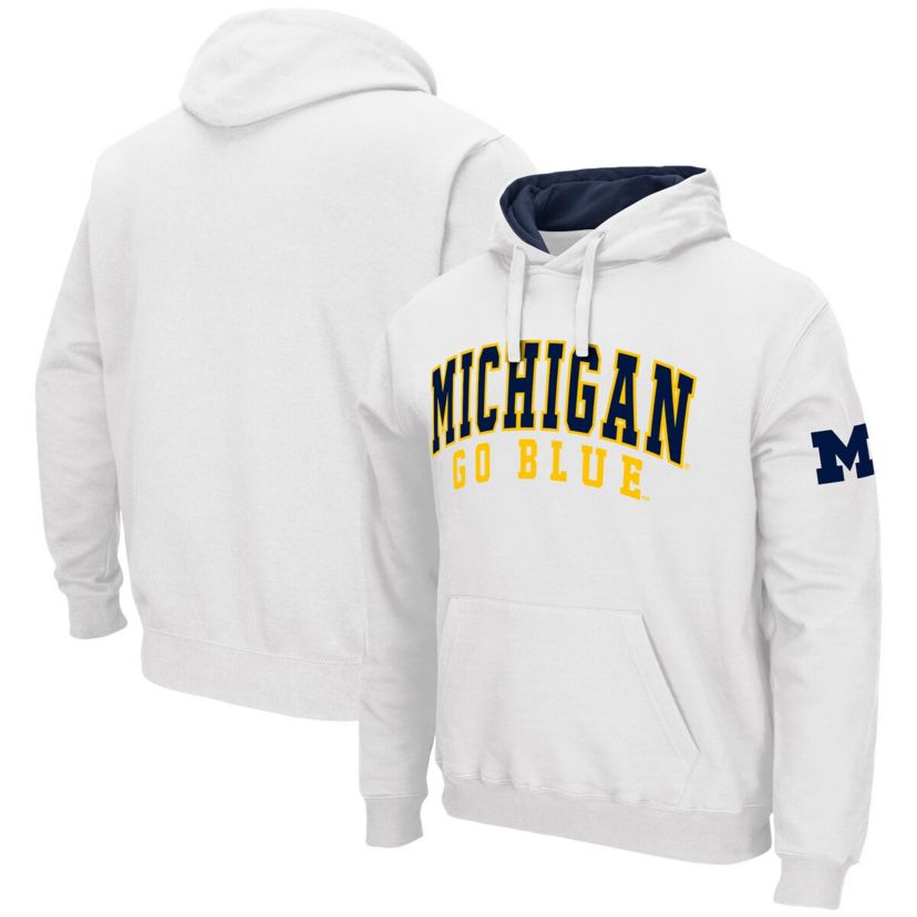 NCAA Michigan Wolverines Double Arch Pullover Hoodie