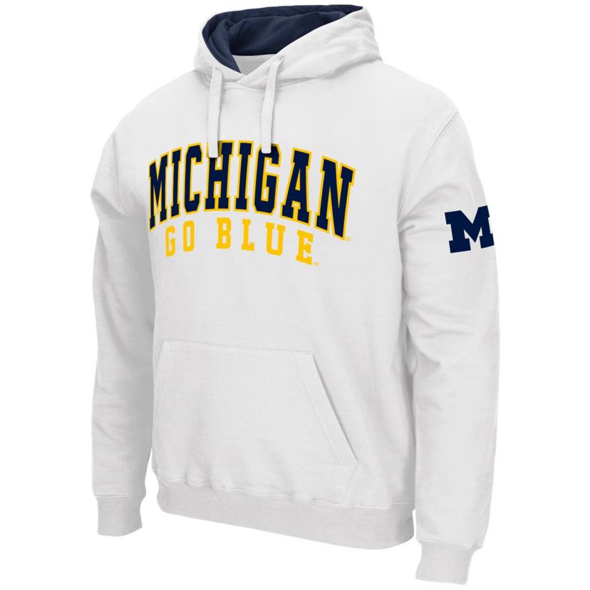 NCAA Michigan Wolverines Double Arch Pullover Hoodie