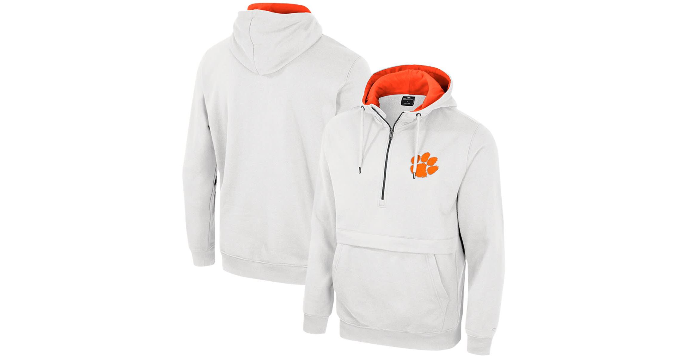 NCAA Clemson Tigers Half-Zip Hoodie