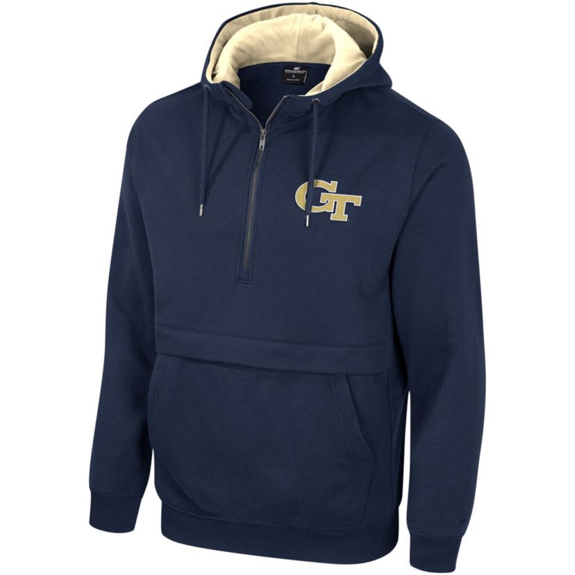Georgia Tech Yellow Jackets NCAA Georgia Tech Jackets Half-Zip Hoodie