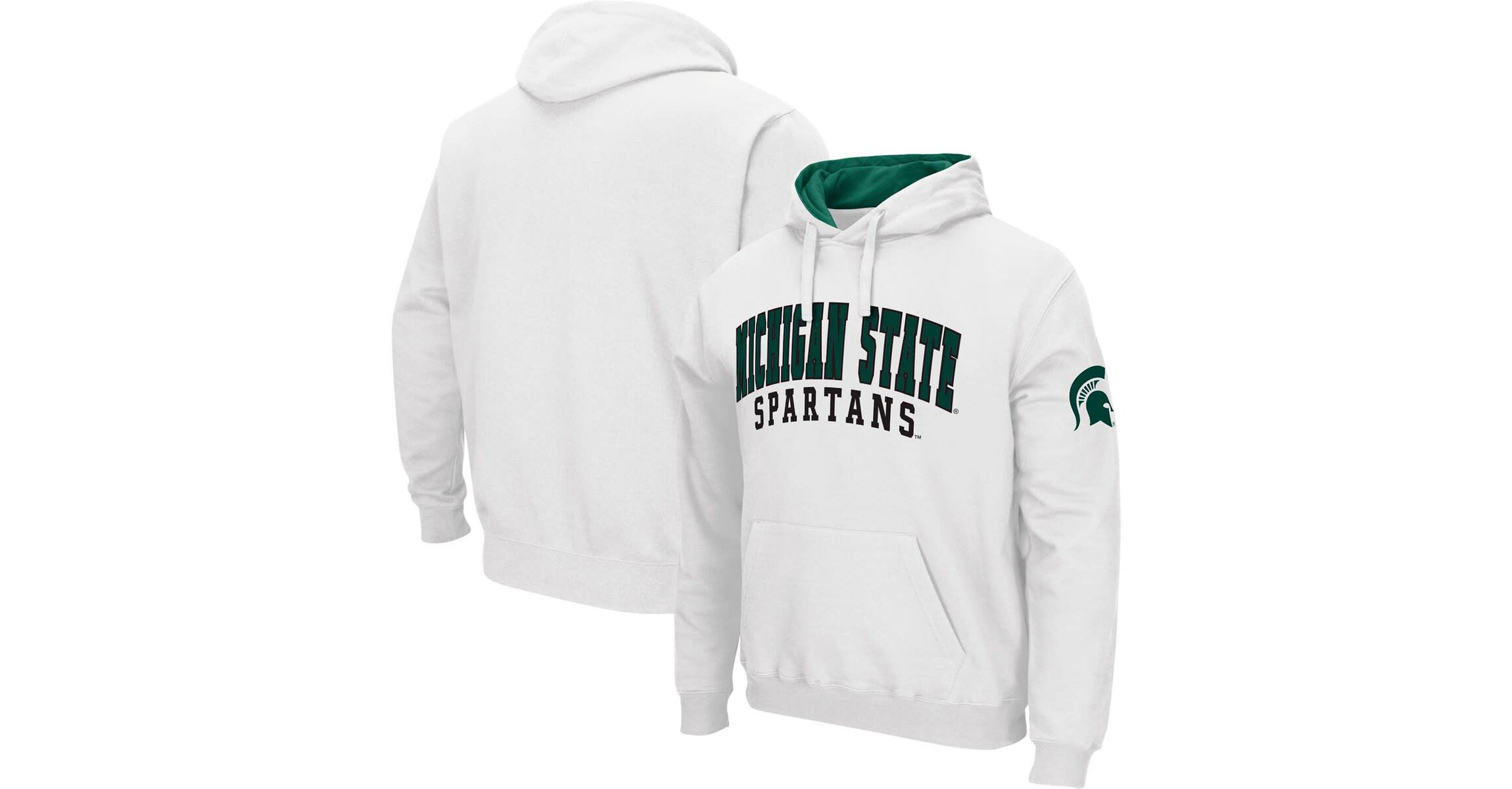 NCAA Michigan State Spartans Double Arch Pullover Hoodie
