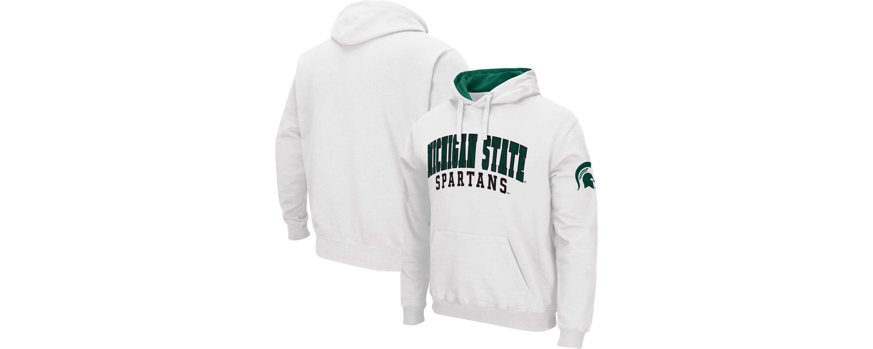 NCAA Michigan State Spartans Double Arch Pullover Hoodie