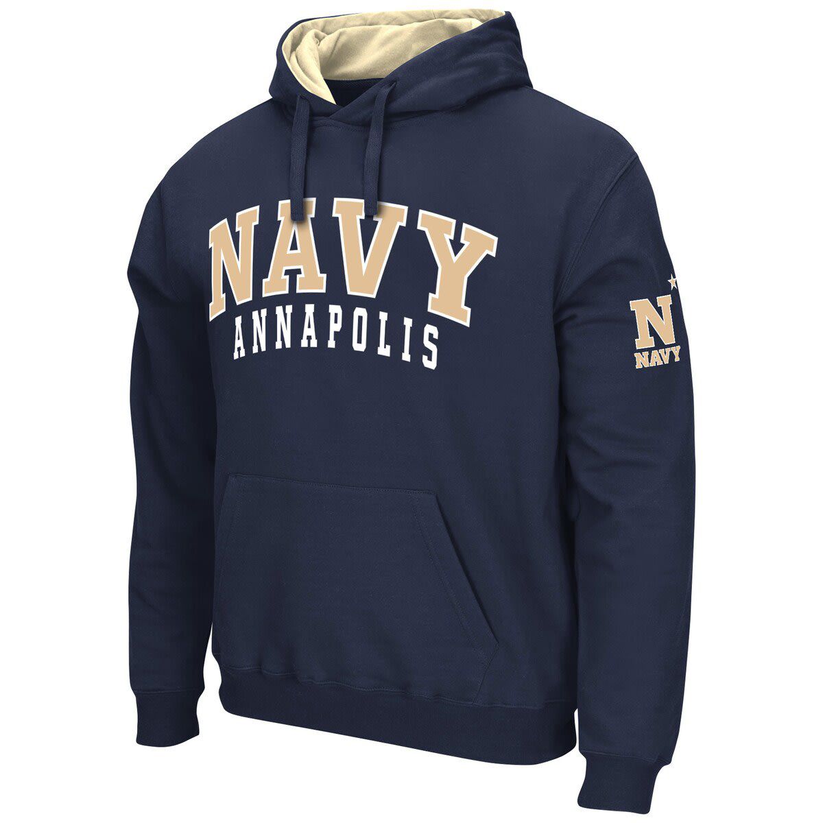 Navy Midshipmen NCAA Midshipmen Double Arch Pullover Hoodie