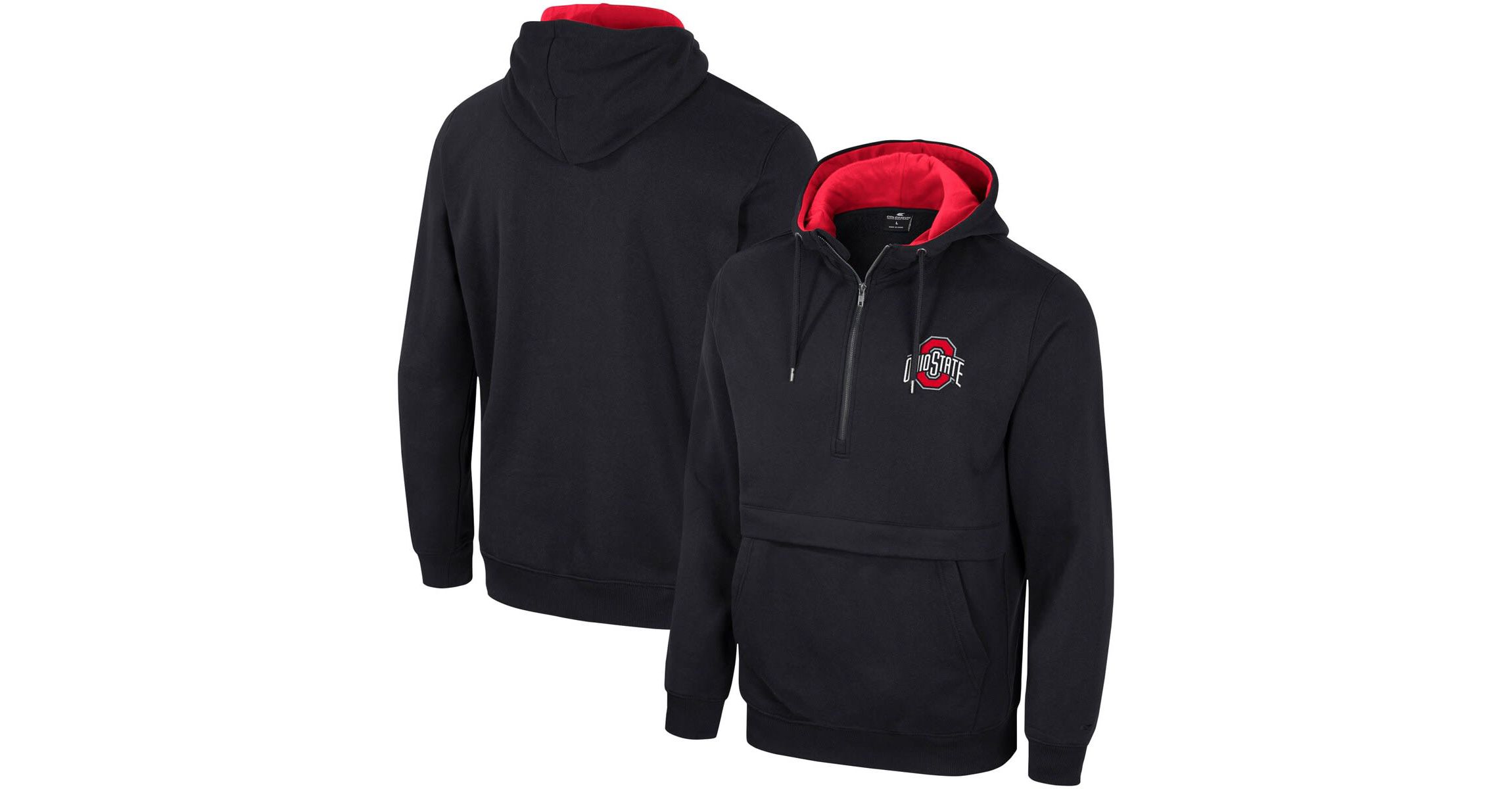 NCAA Ohio State Buckeyes Half-Zip Hoodie