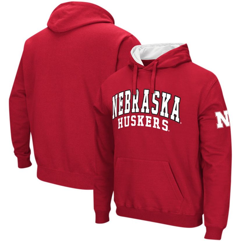 NCAA Nebraska Huskers Double Arch Pullover Hoodie