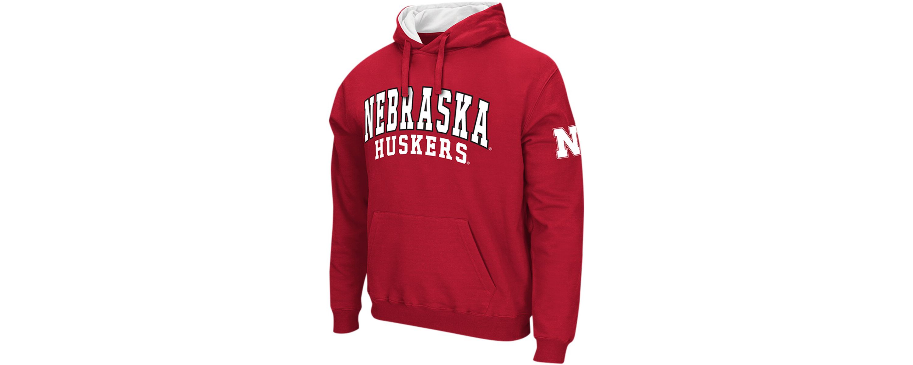 NCAA Nebraska Huskers Double Arch Pullover Hoodie