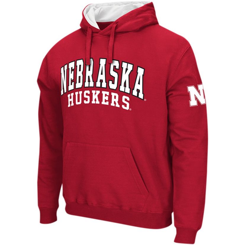 NCAA Nebraska Huskers Double Arch Pullover Hoodie