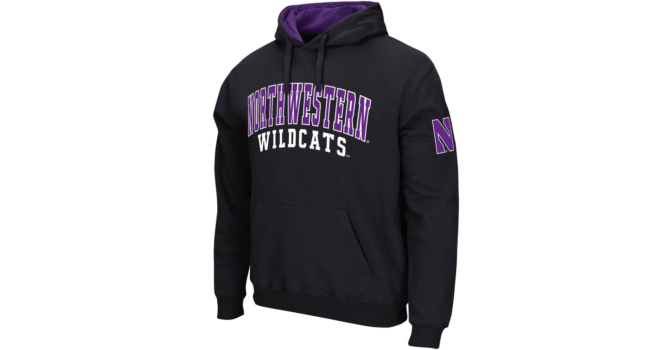 NCAA Northwestern Wildcats Double Arch Pullover Hoodie