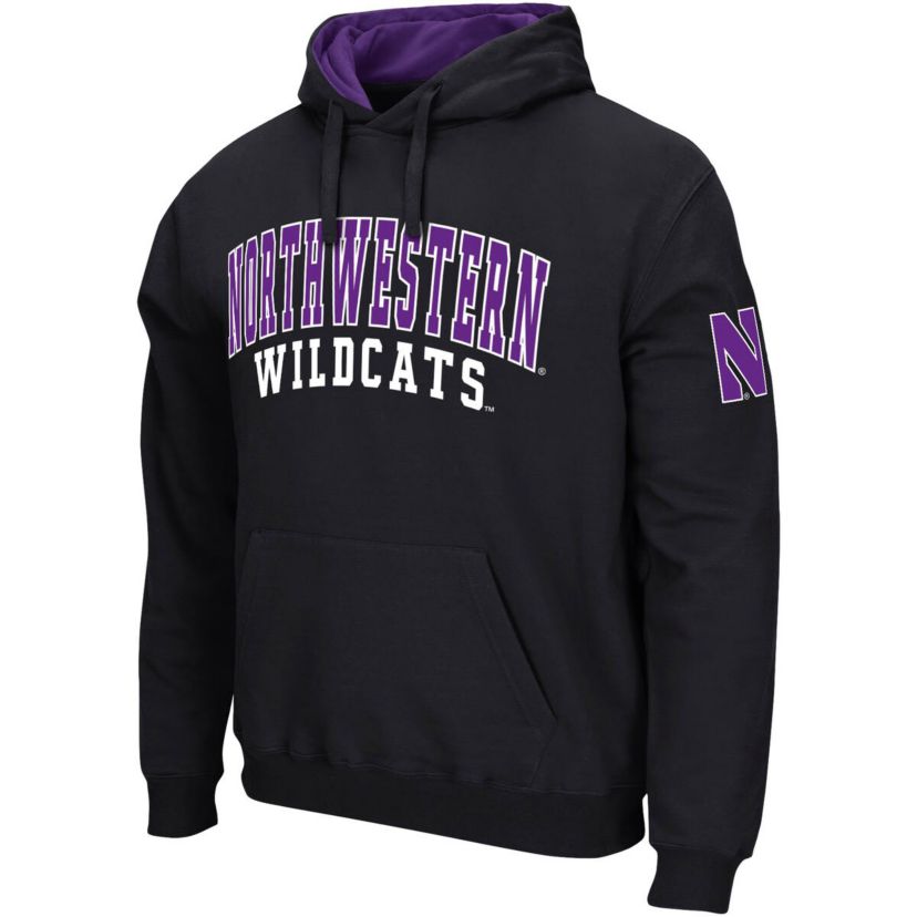 NCAA Northwestern Wildcats Double Arch Pullover Hoodie