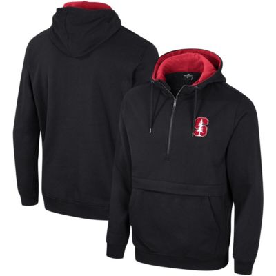 Colosseum Men's Stanford Cardinal NCAA Stanford Half-Zip Hoodie