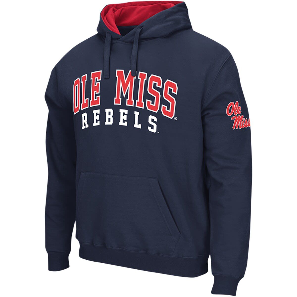 NCAA Ole Miss Rebels Double Arch Pullover Hoodie
