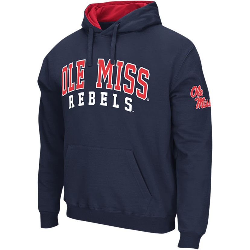 NCAA Ole Miss Rebels Double Arch Pullover Hoodie