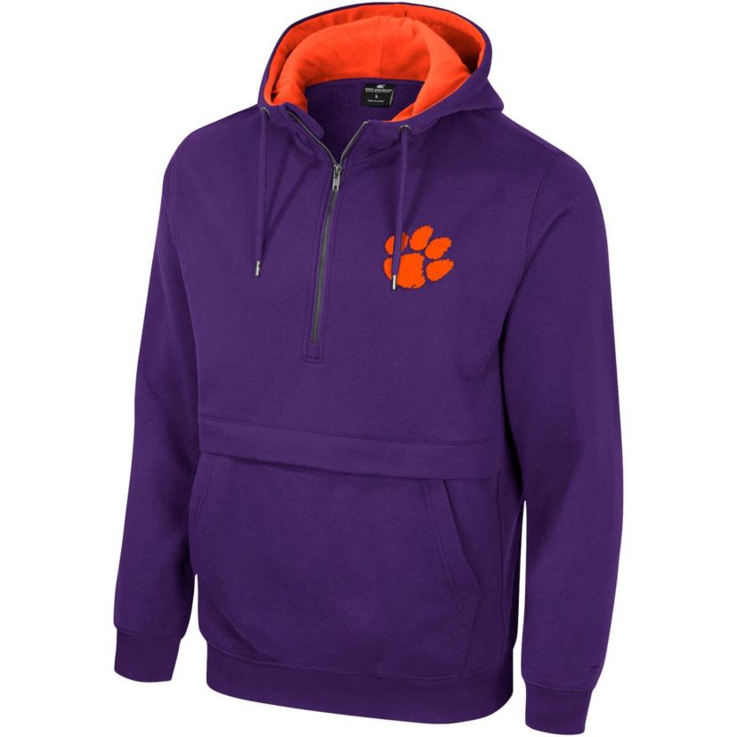 NCAA Clemson Tigers Half-Zip Hoodie