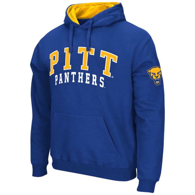 NCAA Pitt Panthers Double Arch Pullover Hoodie