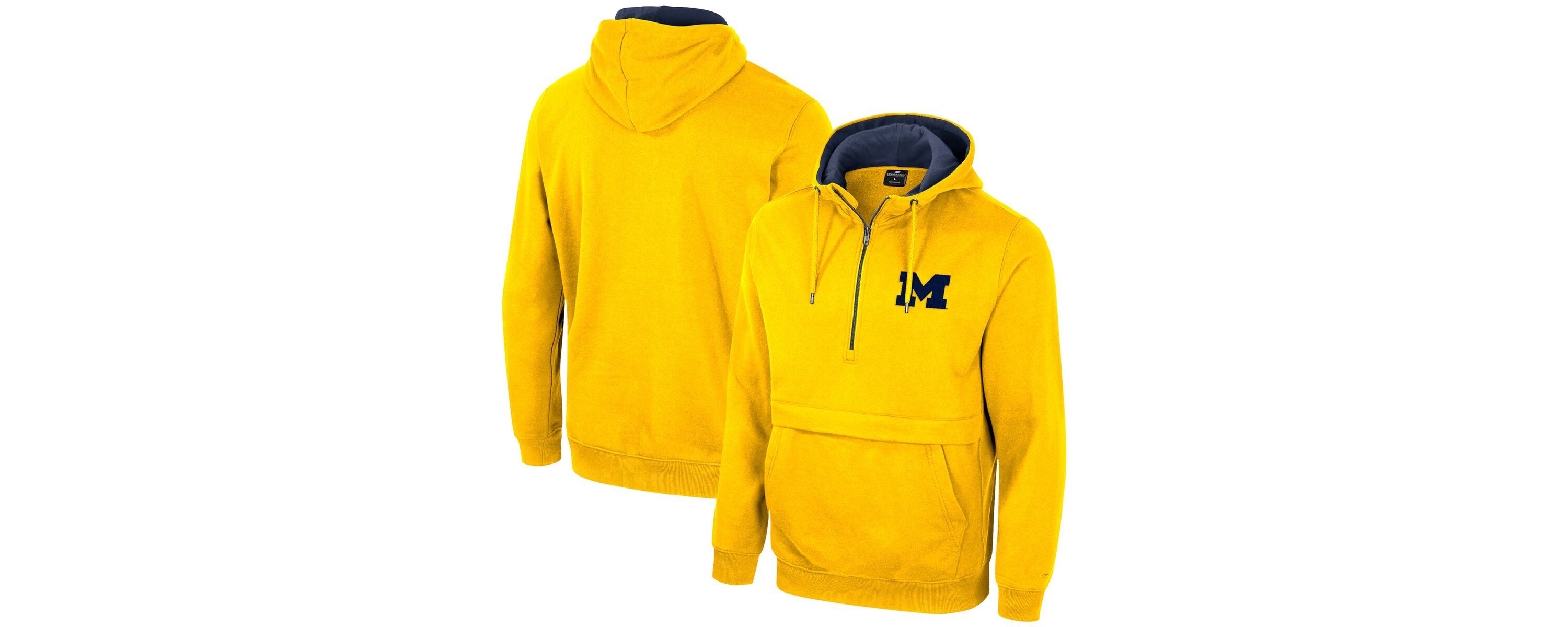 NCAA Michigan Wolverines Half-Zip Hoodie