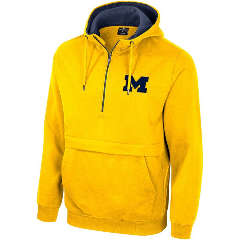 NCAA Michigan Wolverines Half-Zip Hoodie