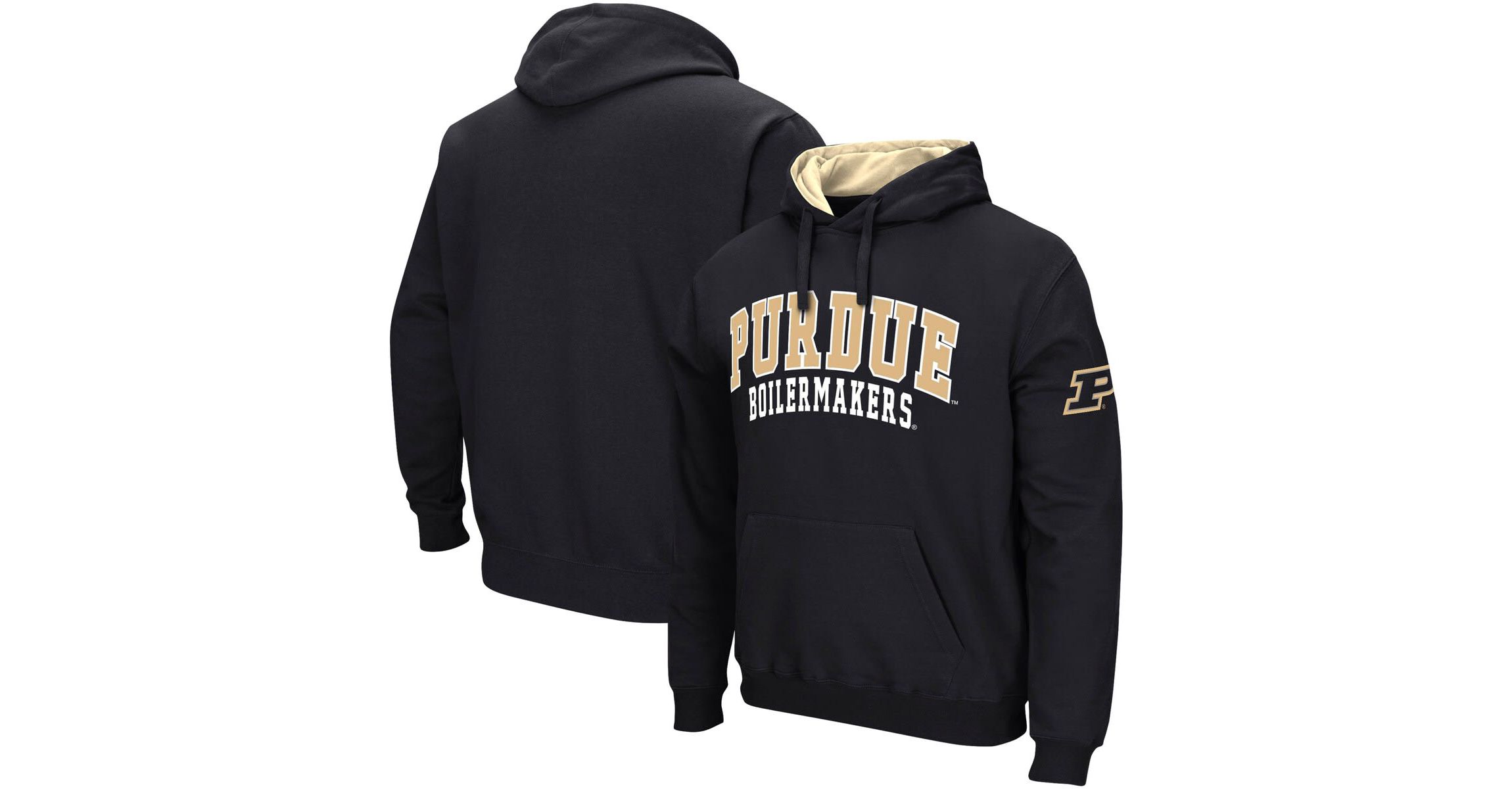 NCAA Purdue Boilermakers Double Arch Pullover Hoodie