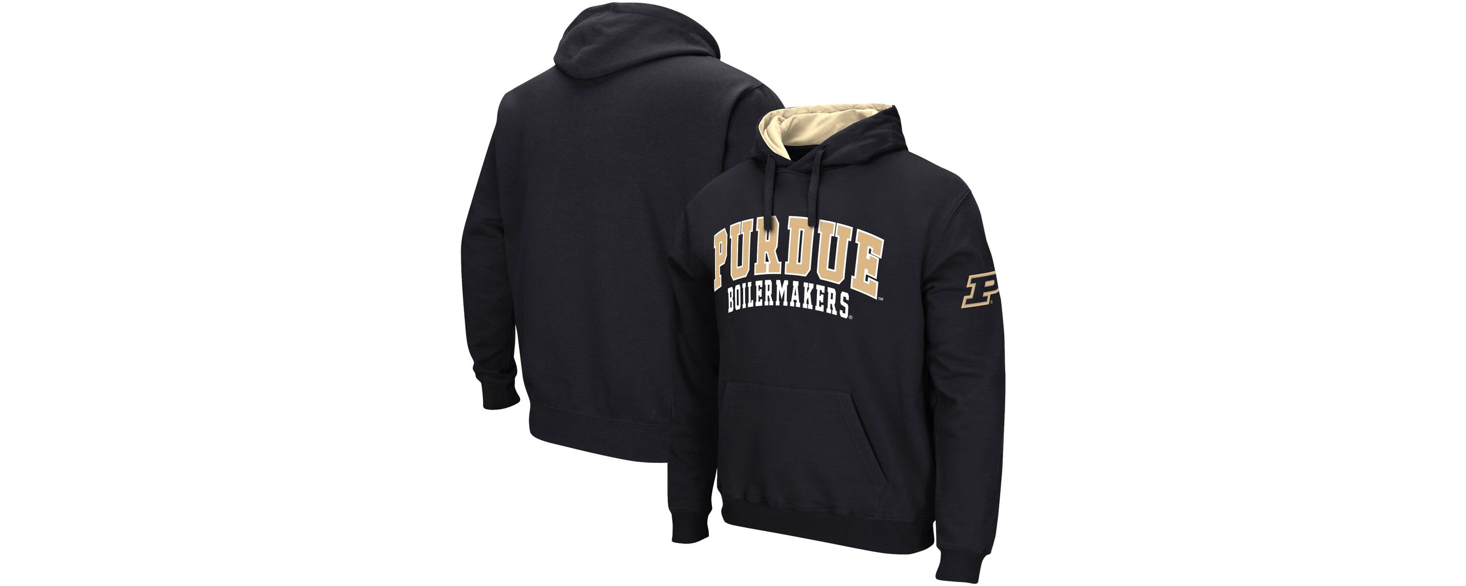 NCAA Purdue Boilermakers Double Arch Pullover Hoodie