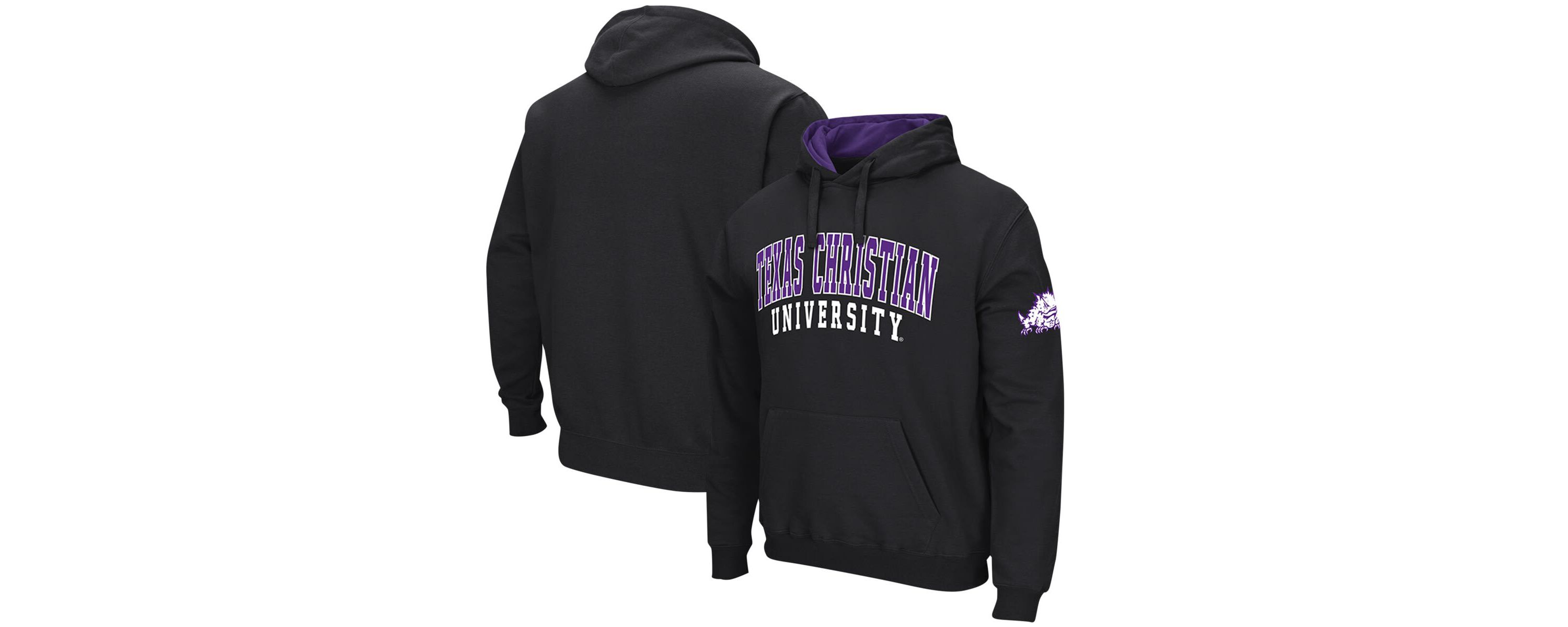 NCAA TCU Horned Frogs Double Arch Pullover Hoodie