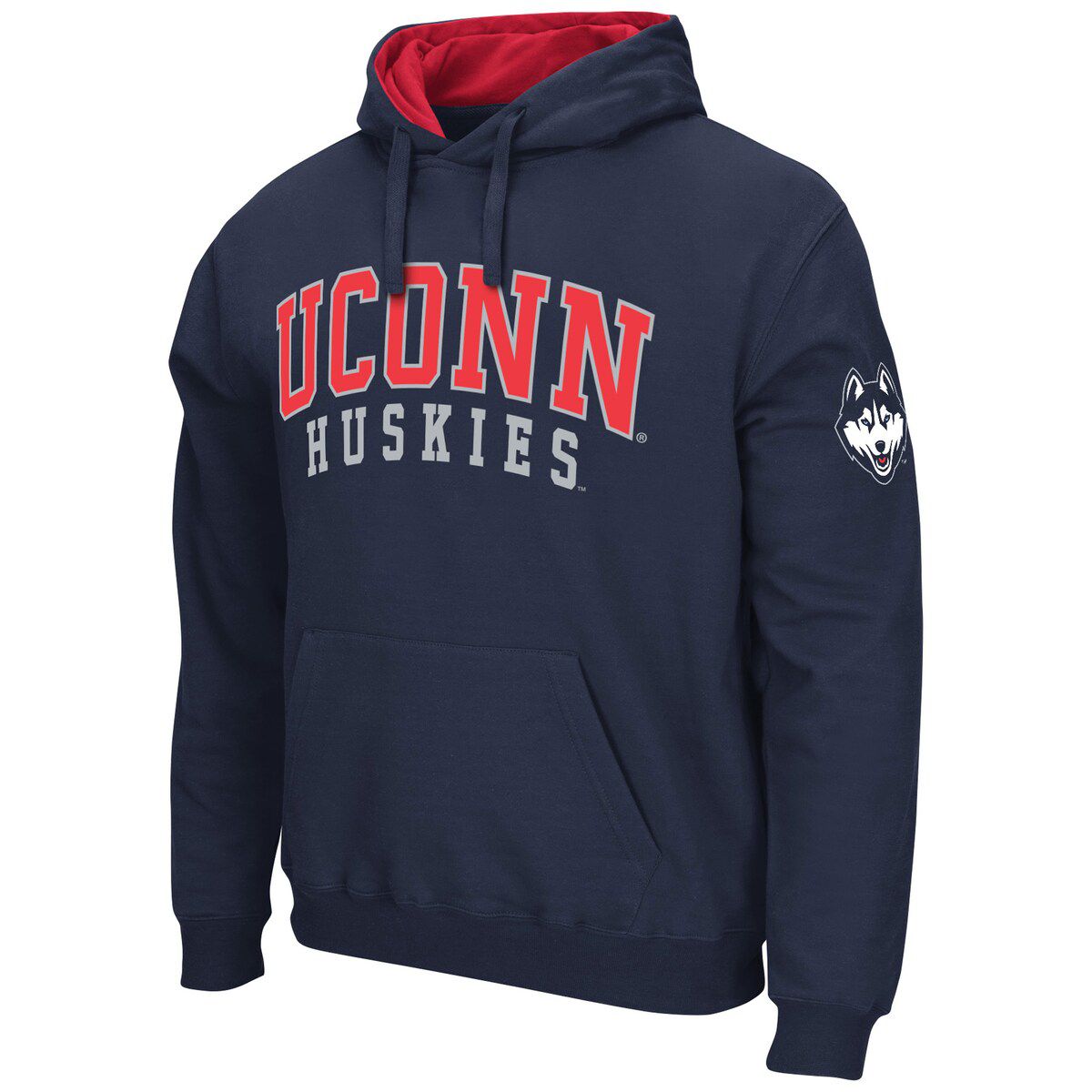 Connecticut Huskies NCAA UConn Huskies Double Arch Pullover Hoodie