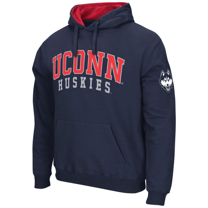 Connecticut Huskies NCAA UConn Huskies Double Arch Pullover Hoodie