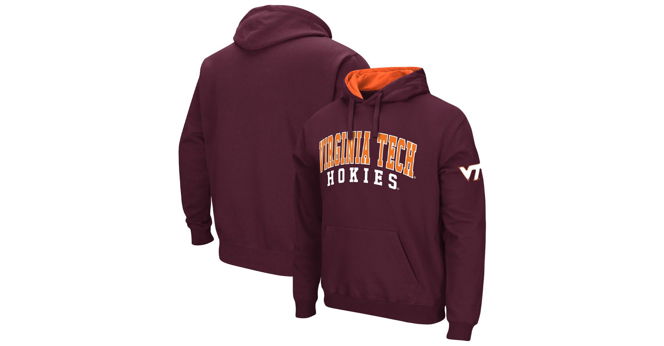 NCAA Virginia Tech Hokies Double Arch Pullover Hoodie