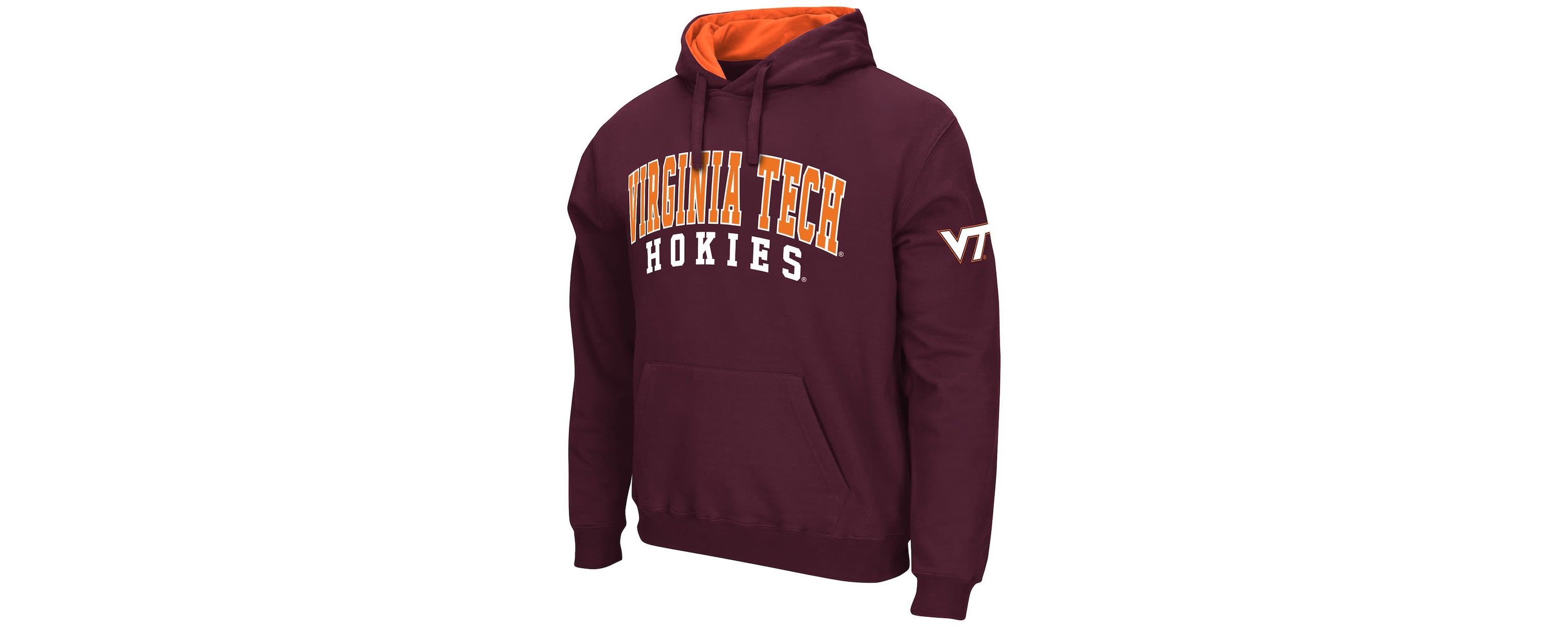 NCAA Virginia Tech Hokies Double Arch Pullover Hoodie