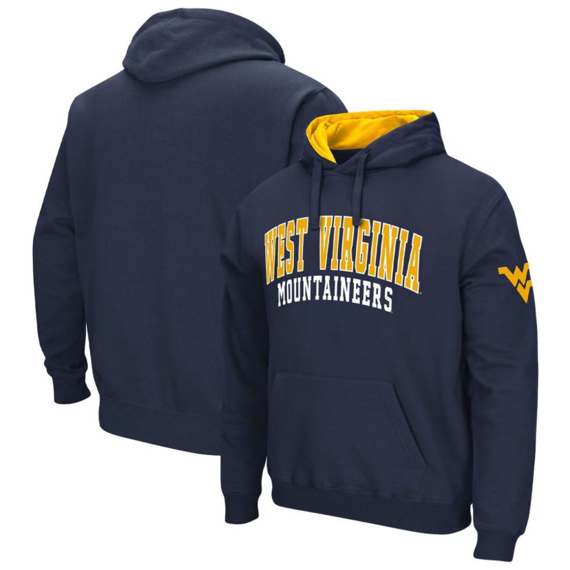 NCAA West Virginia Mountaineers Double Arch Pullover Hoodie