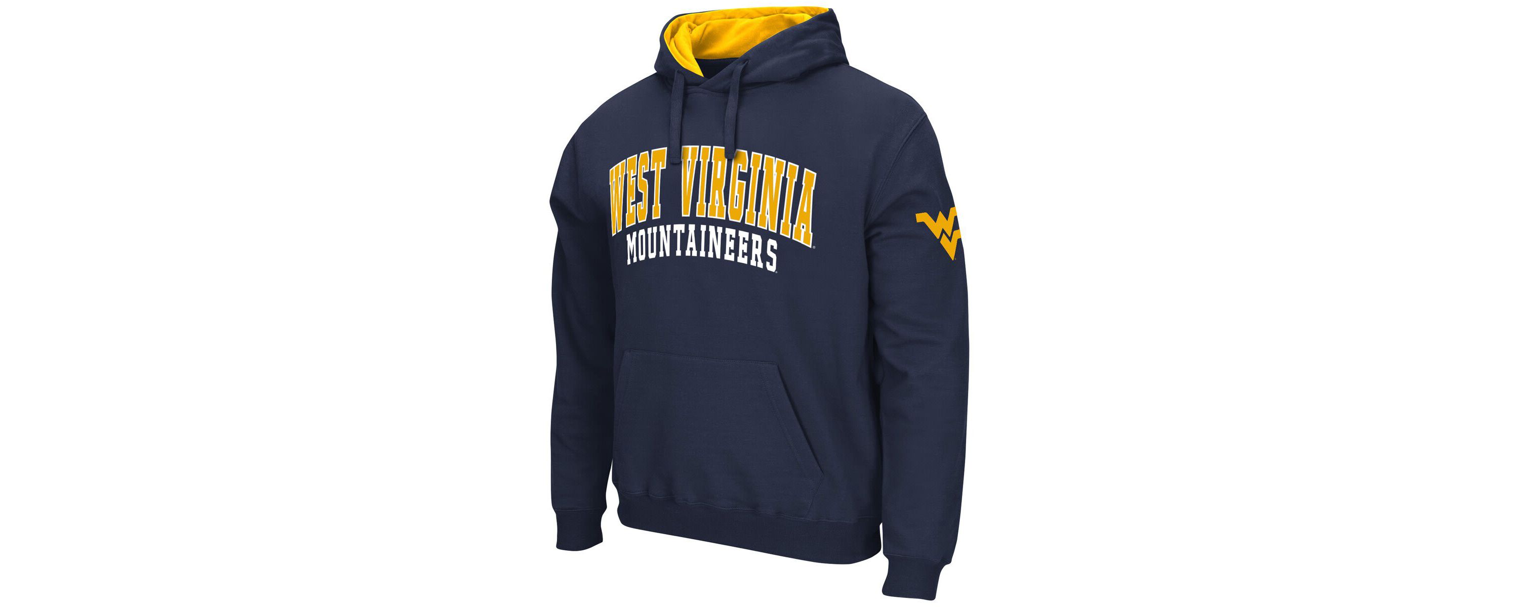 NCAA West Virginia Mountaineers Double Arch Pullover Hoodie