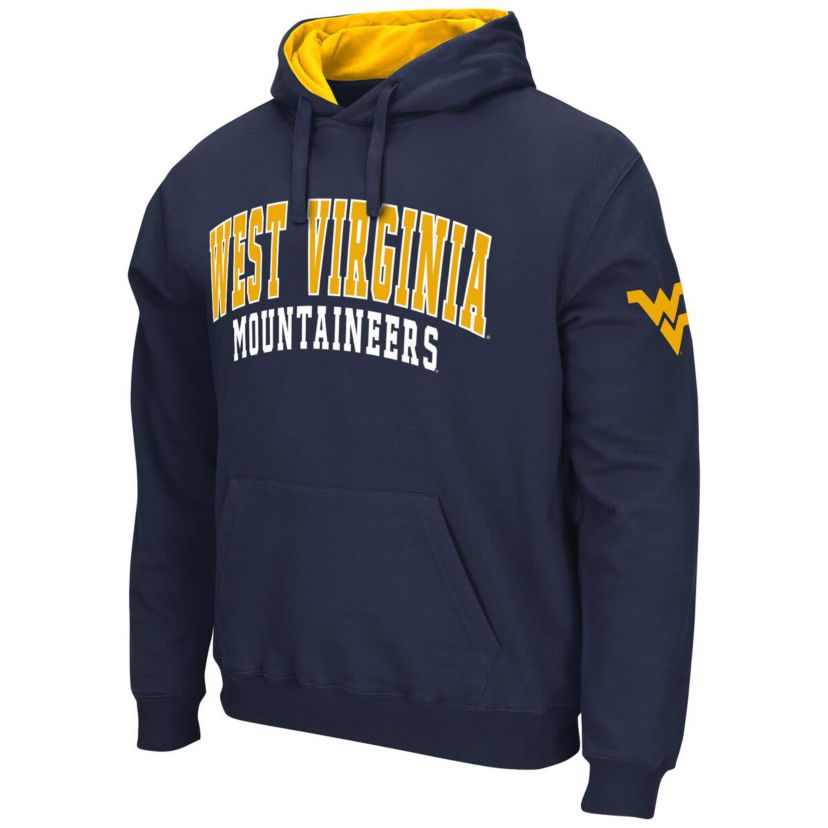 NCAA West Virginia Mountaineers Double Arch Pullover Hoodie