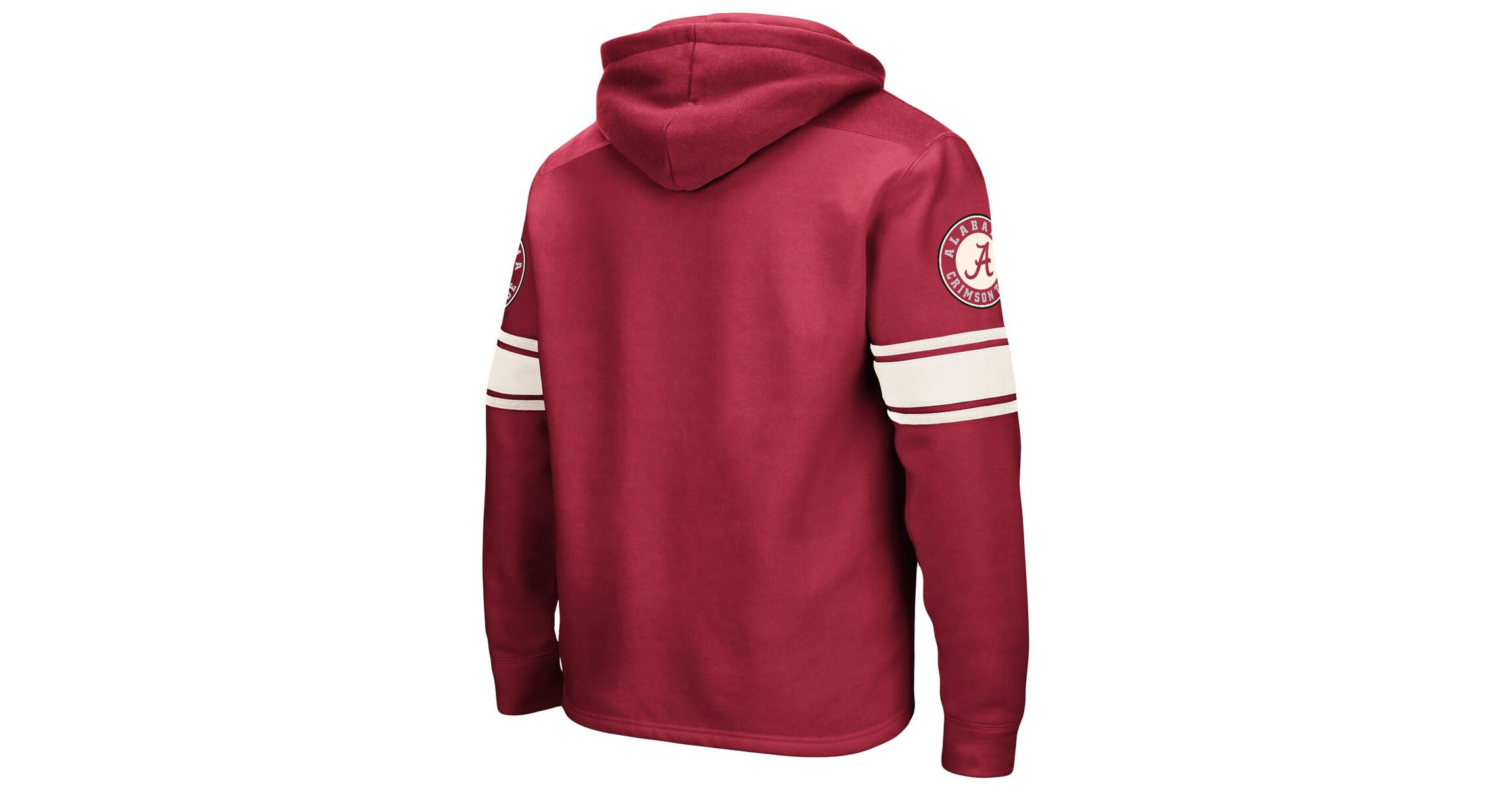 Alabama Crimson Tide NCAA Alabama Tide Big & Tall Hockey Lace-Up Pullover Hoodie