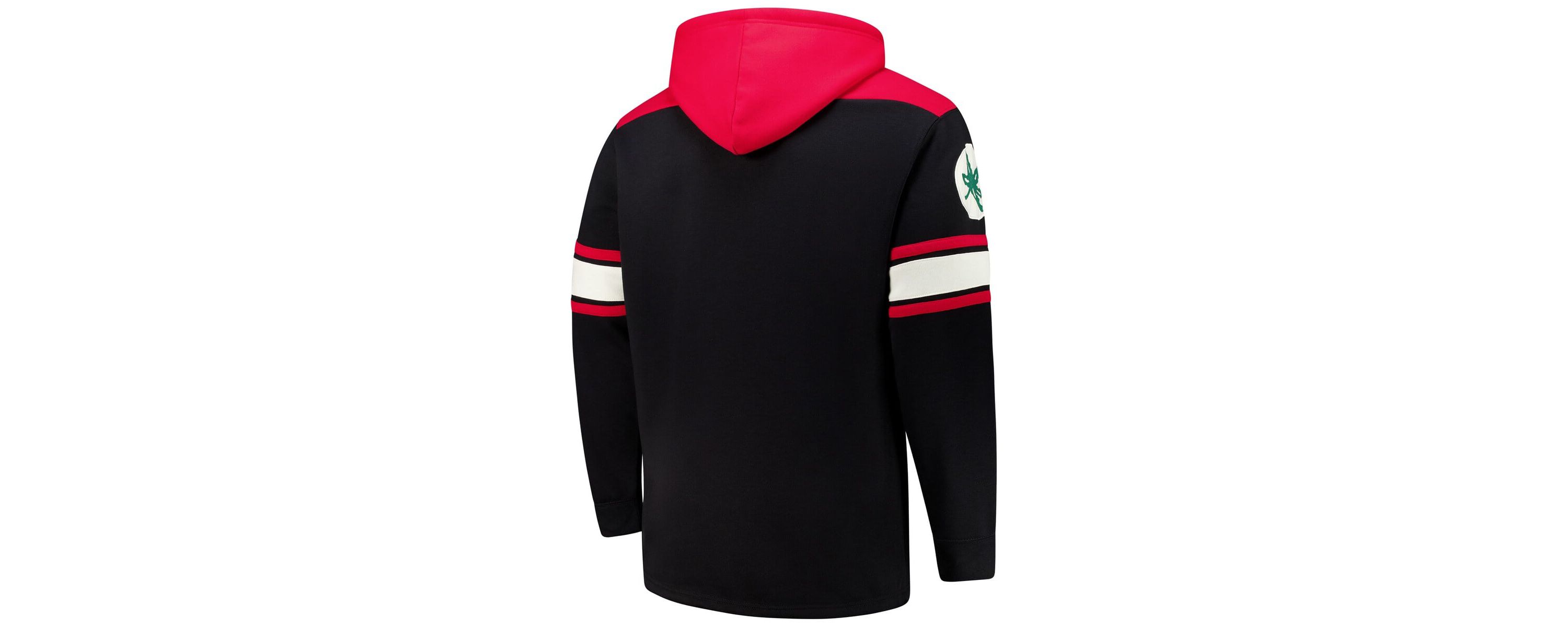 NCAA Ohio State Buckeyes Big & Tall Hockey Lace-Up Pullover Hoodie