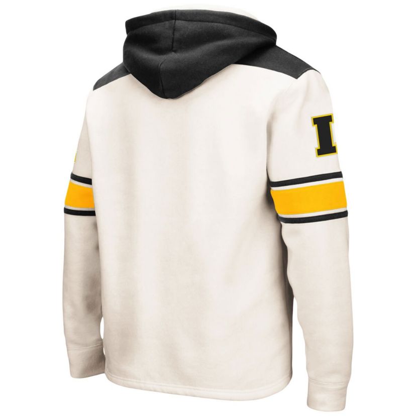 NCAA Iowa Hawkeyes Big & Tall Hockey Lace-Up Pullover Hoodie