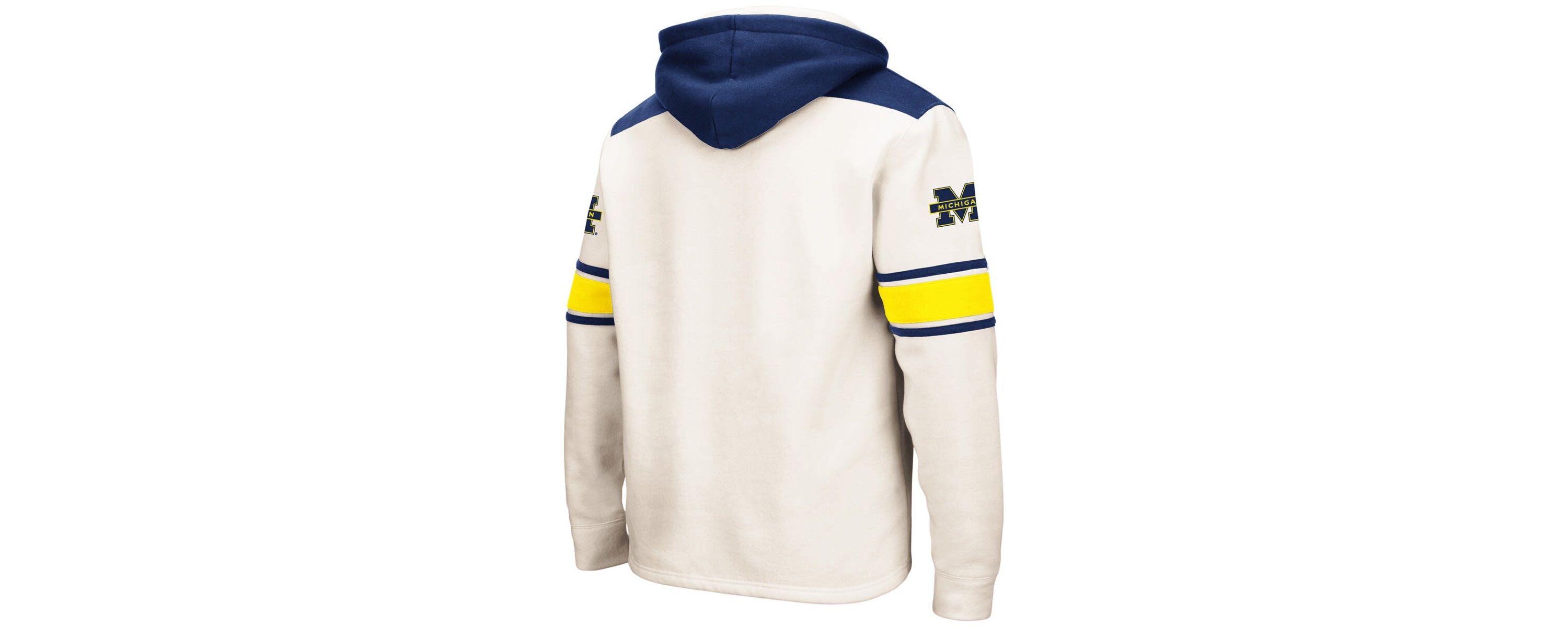 NCAA Michigan Wolverines Big & Tall Hockey Lace-Up Pullover Hoodie