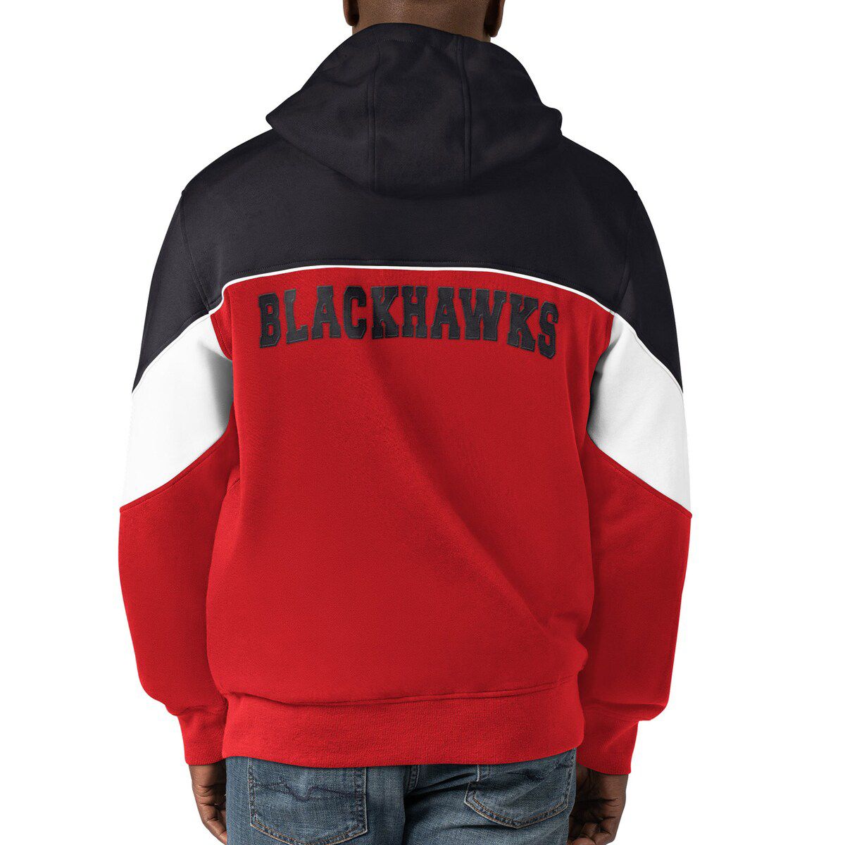 NHL Chicago Blackhawks Power Forward Full-Zip Hoodie